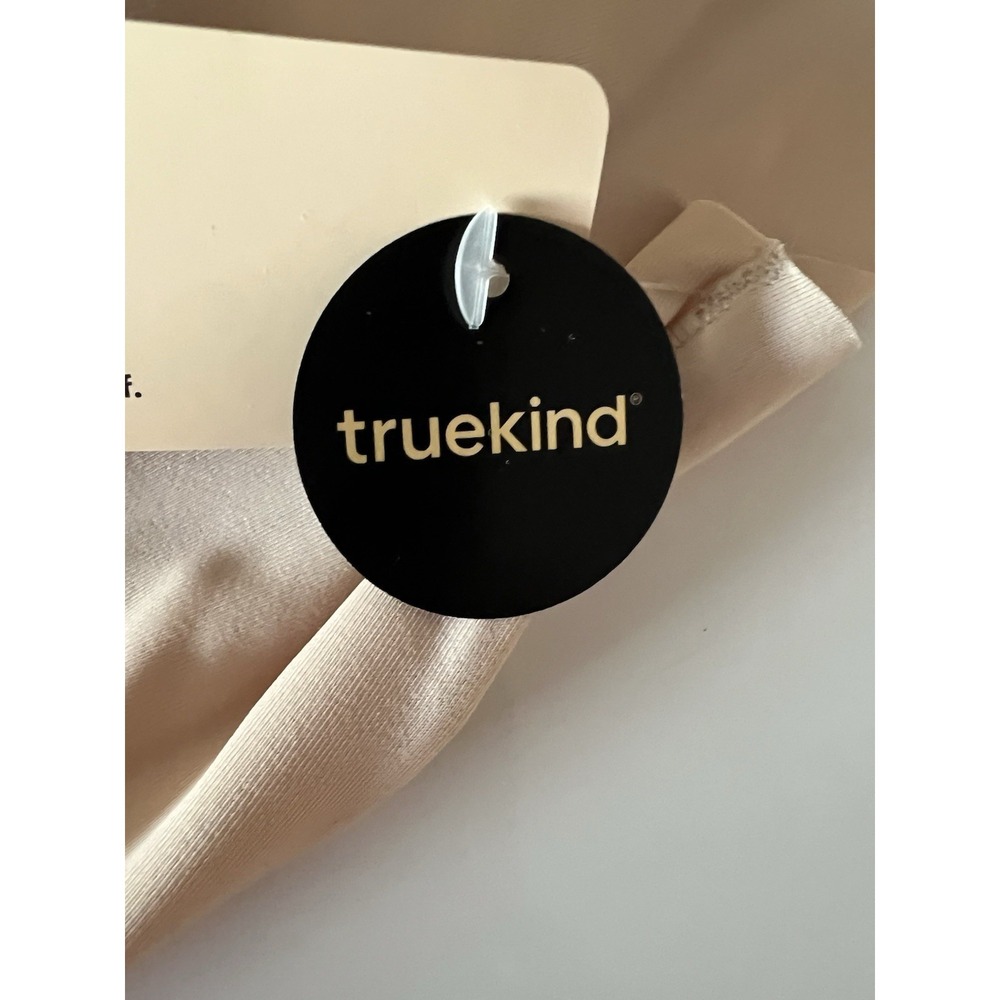 Lot of 2 Truekind Everyday Comfort V-Neck Bralettes Women's Plus 4XL Beige|Chai - Picture 2 of 6